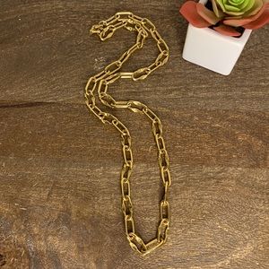 VTG Kramer Goldtone Long Chain Link Necklace